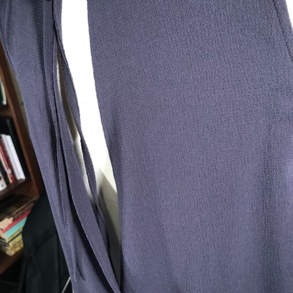 NWT Collective Concepts Cleopatra Navy Wrap top - Picture 5 of 6